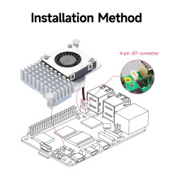 OFFICIAL Raspberry Pi Active Cooler Fan Integrated Heatsink for Raspberry Pi 5